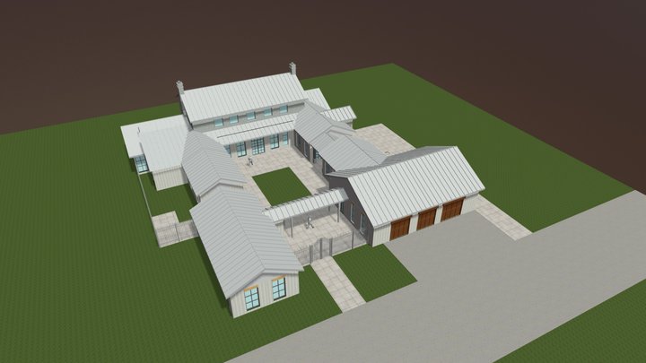 House in Texas 3D Model