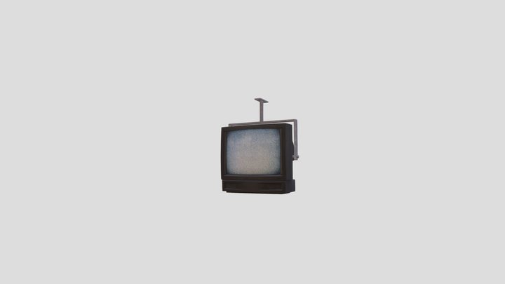 TV prop from tv base 3D Model