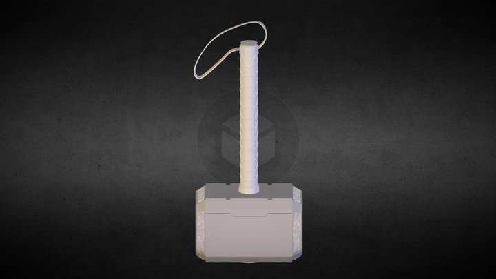 Thors Hammer 3D Model
