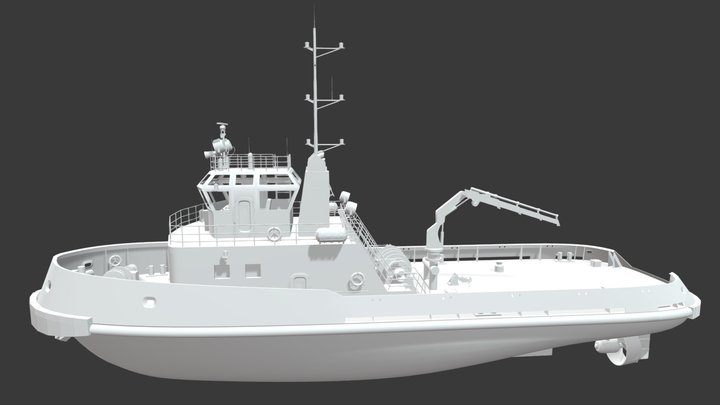 Tugboat 3D Model