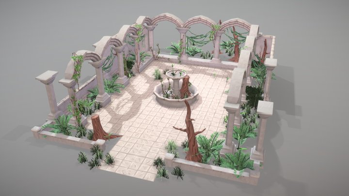 The Forgotten Garden 3D Model