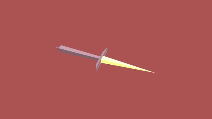 Electric Sword 3D Model