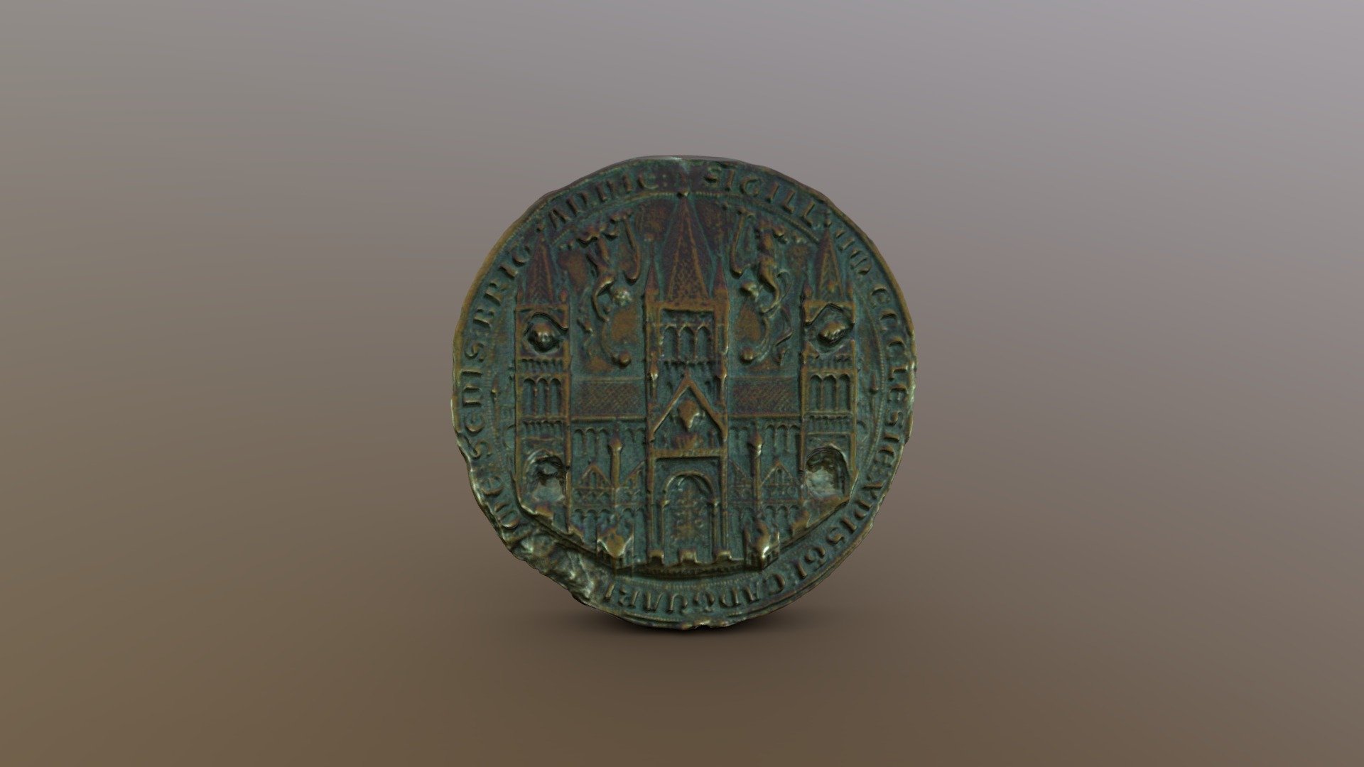 Medallion Test (Max) - 3D model by Mount Royal University Library ...