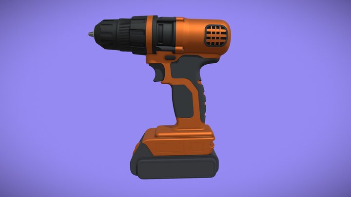 Power Drill 3D Model