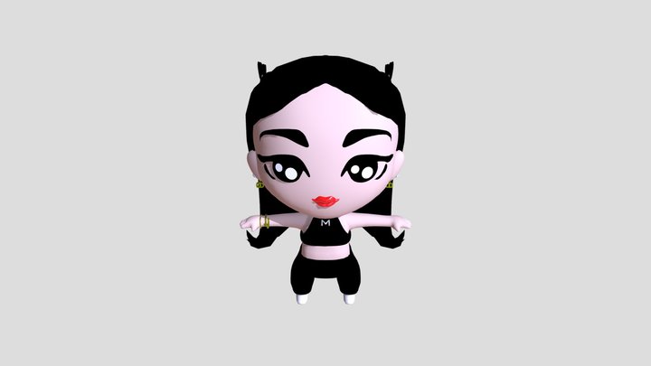 Mookda Narinrak - Chibi 3D Model