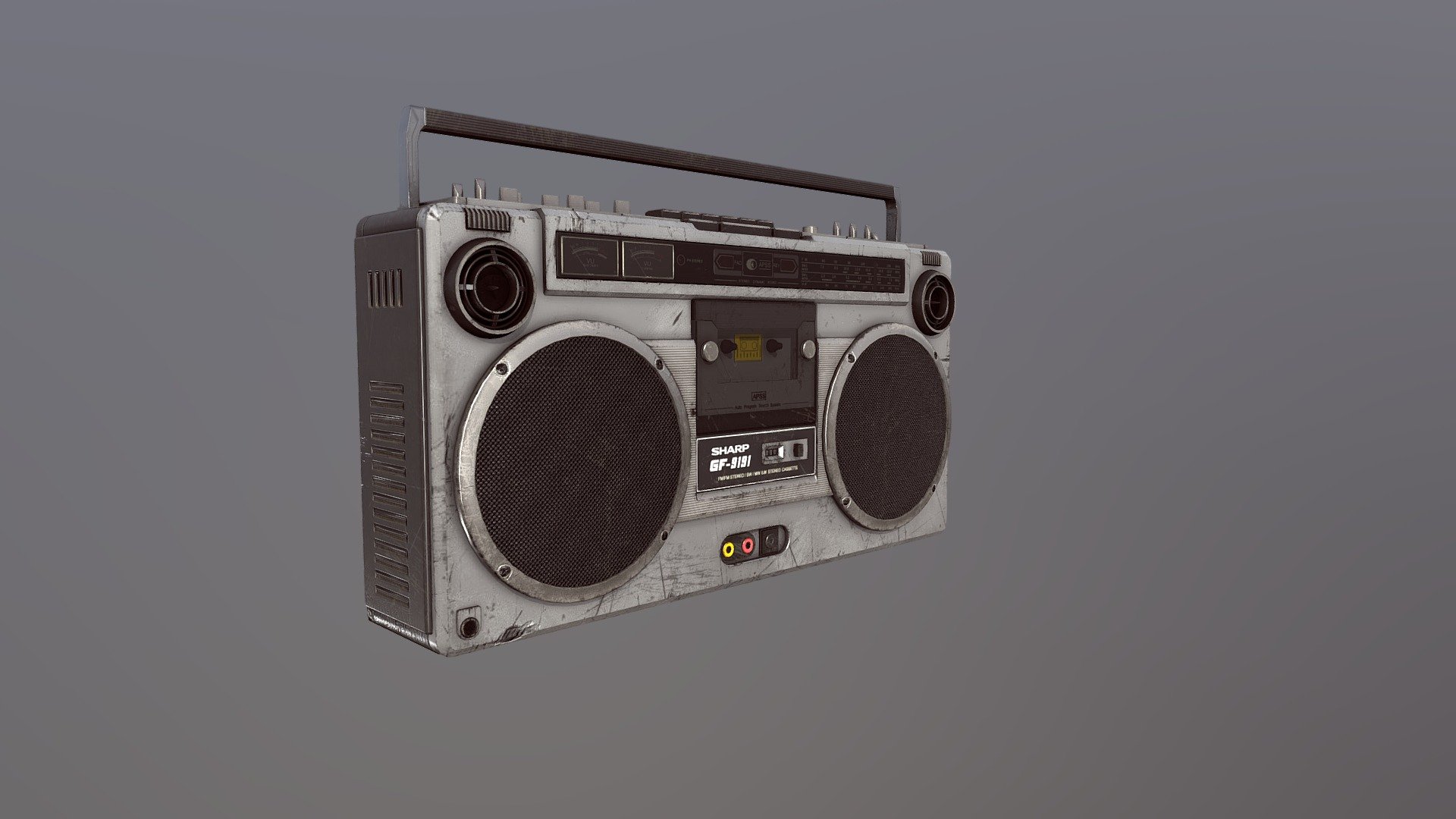 Sharp GF-9191 (Boombox) - 3D model by Astoryon (@anthonypreite ...
