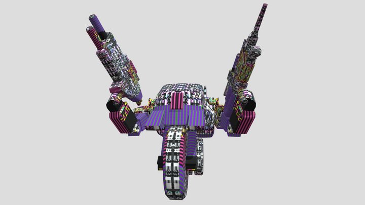 VanchCard Afterburner (alt mode) – Free 3D Model STL