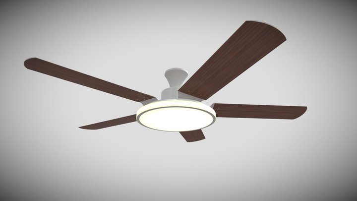 Ceiling Fan 001 3D Model
