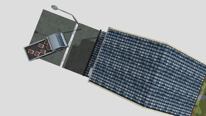 DAE Rowhomes - Tokyo 3D Model