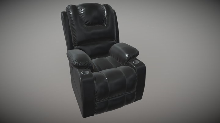 Recliner_sofa 3D Model