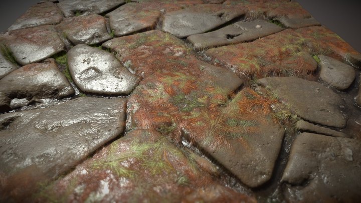 Ground Material 3D Model