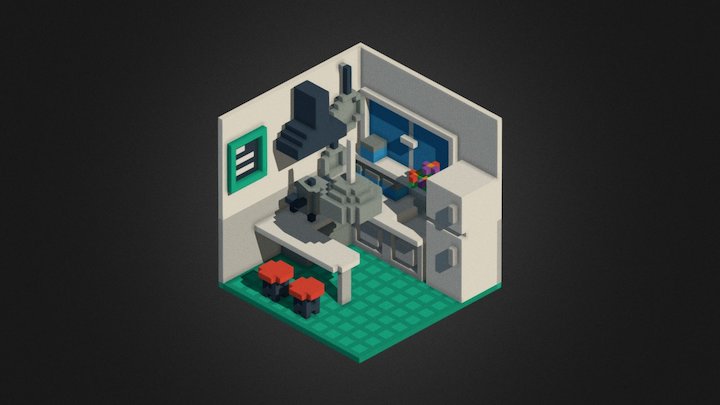 Room 06 / MagicalVoxel – Kostenloses 3D-Modell STL