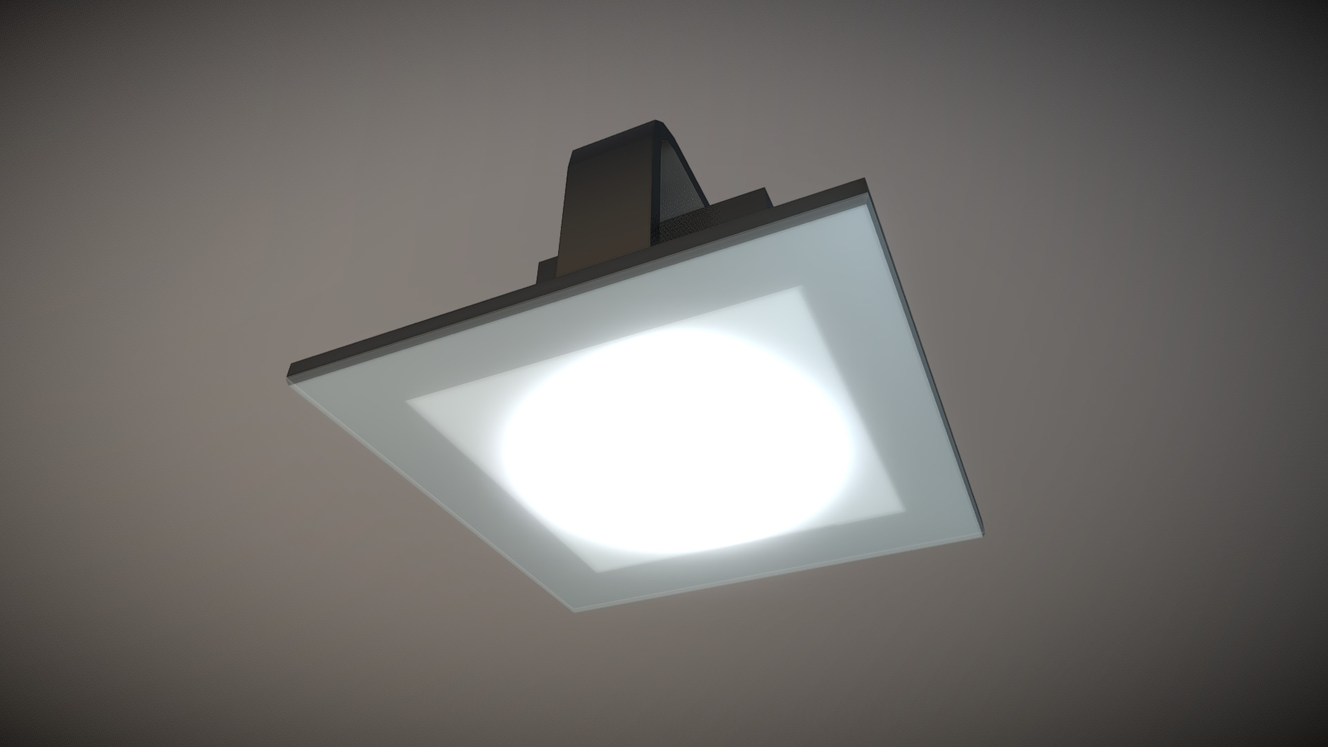 3D model Low-Poly Ceiling Lamp 3 - This is a 3D model of the Low-Poly Ceiling Lamp 3. The 3D model is about a light fixture on a ceiling.