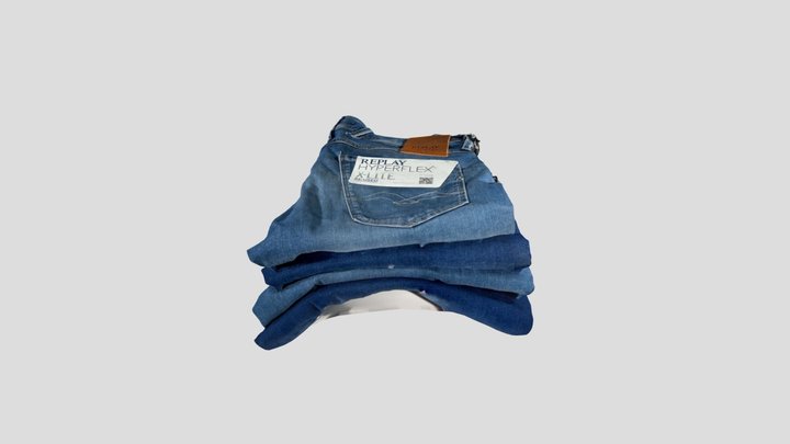 Replay Mens Jeans_4 3D Model