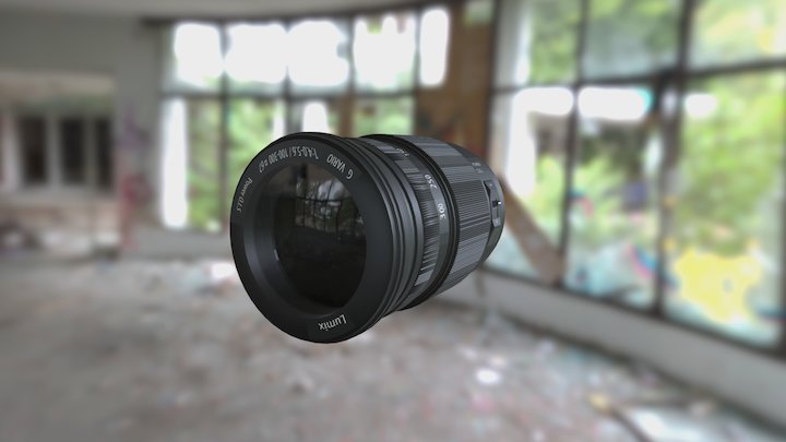 Camera lens 3D Model