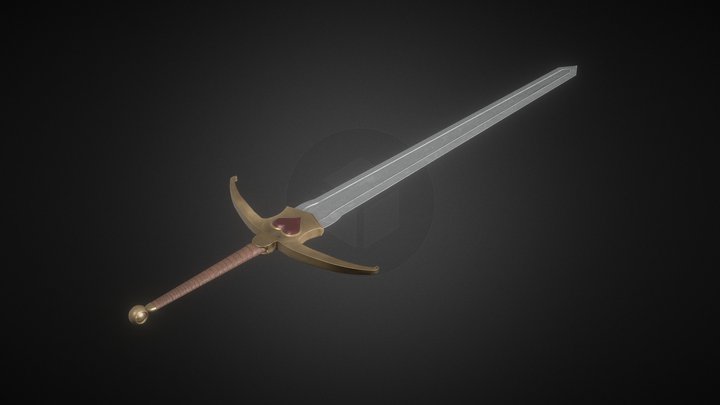 BERSERK: Casca's Heart Sword 3D Model