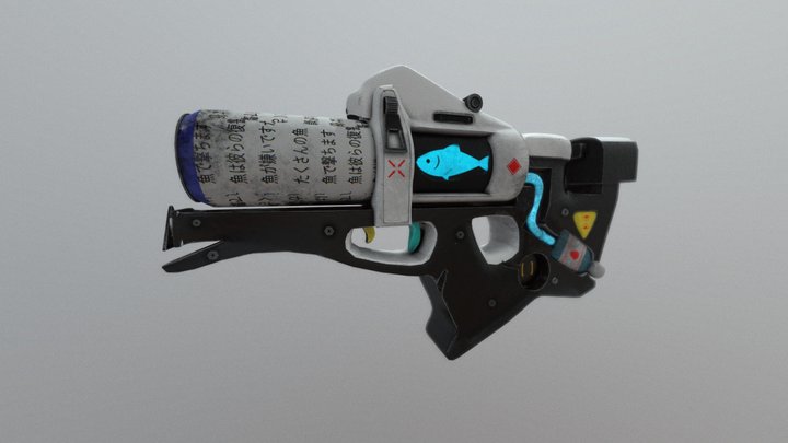 Sushi Gun 3D Model