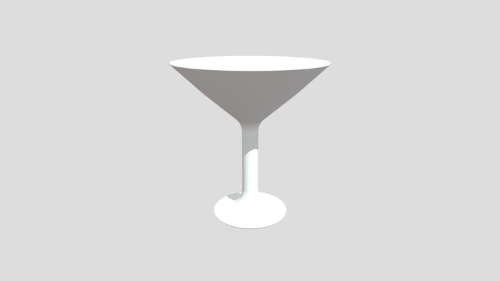 Martini Glass 3D Model