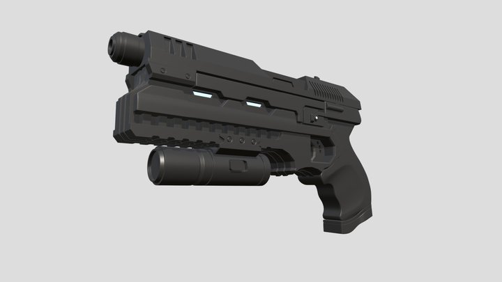 Black Gun 😎😎😎 3D Model