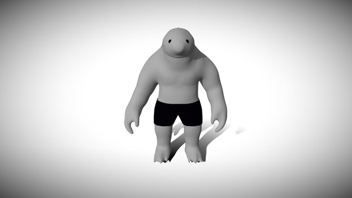 King Shark 3D Model