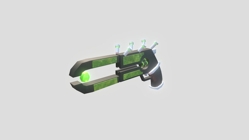 Low-Polly Sci-Fi Charge Rifle
