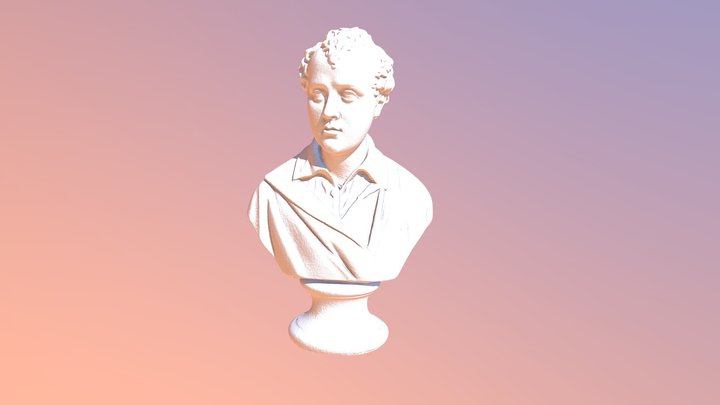Bust of Lord Byron 3D Model