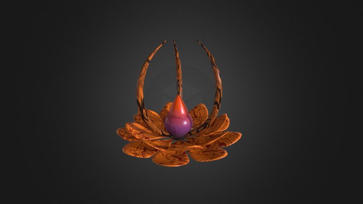 Mutant plant / Planta rara + Idle Animation 3D Model
