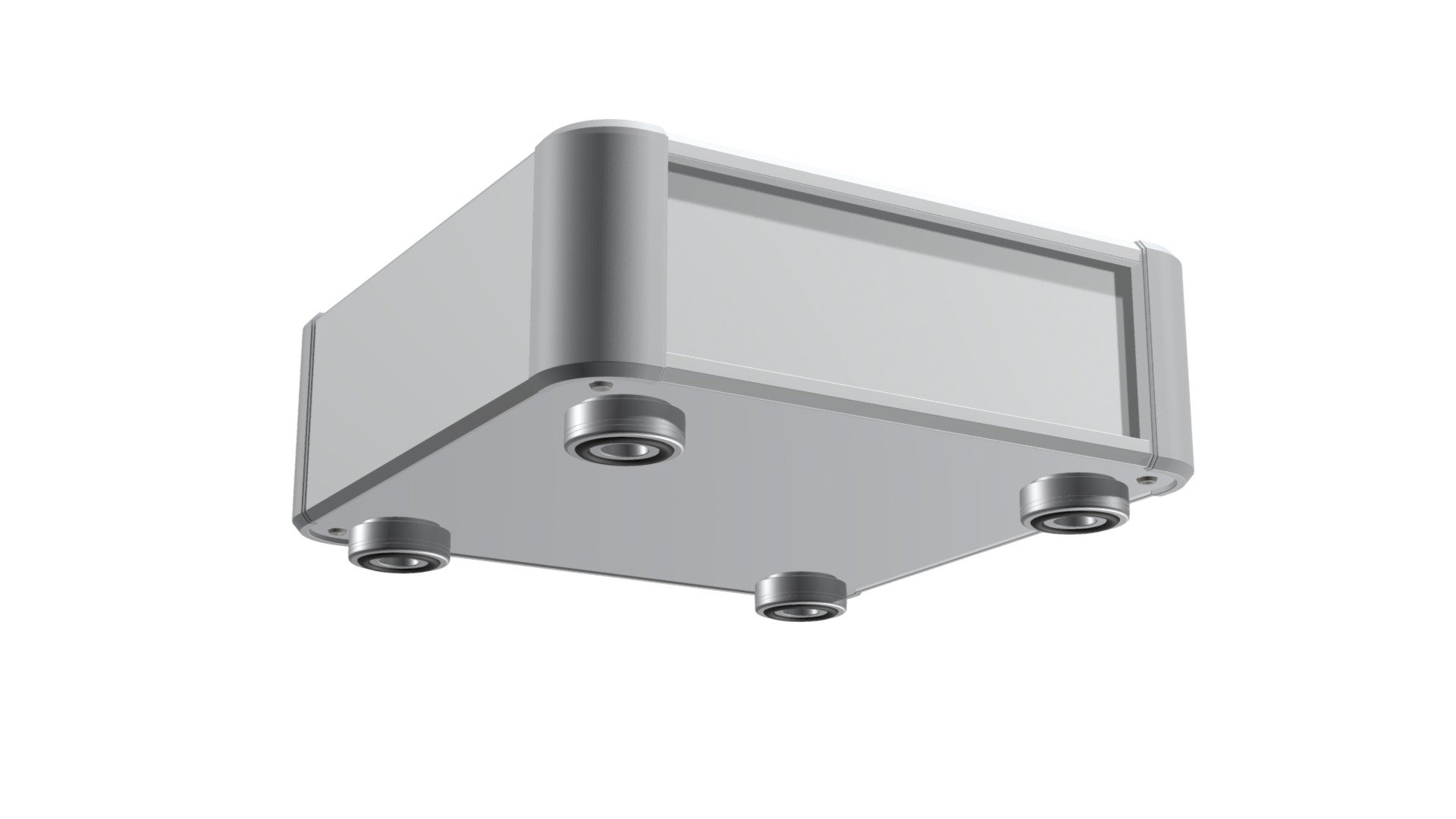 ALUMINIUM ENCLOSURE - AU66-20-20SS — Sketchfab embed 3D viewer