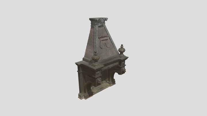 Fireplace (1) - 3D scan Quixel Megascans 3D Model