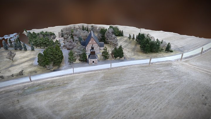 P4P 60m Sibbo Gamla Kyrka 3D Model