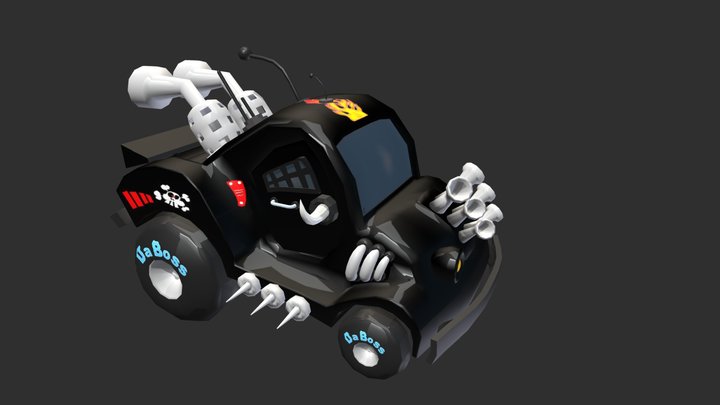 cartoon car 3D Model