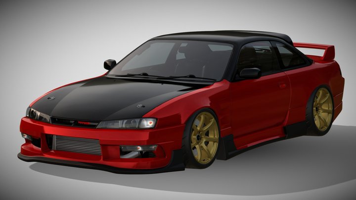2010 ORIGIN Lab Racing Line S14 Silvia Kouki – Free 3D Model STL