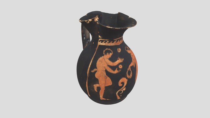 UVA 3D Greek Vases - oinochoe 3D Model
