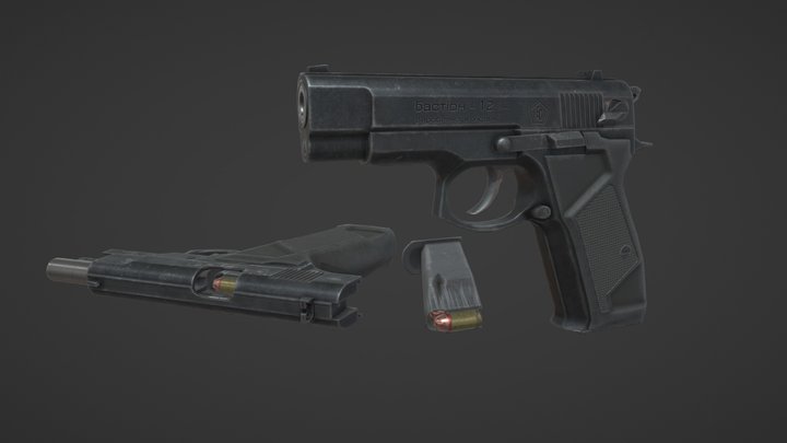 Pistol Fort-12 3D Model