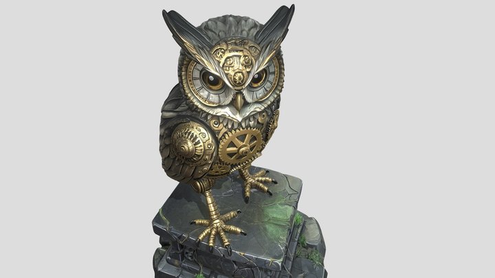A Clockwork Owl – Modello 3D gratuito STL