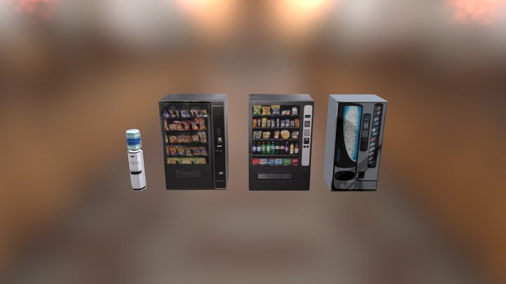 Vending machine 3D Model