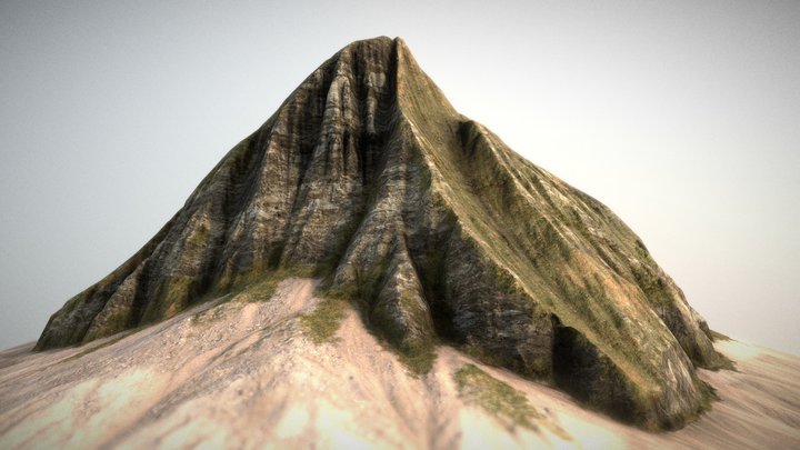 Coastal Mountain 3D Model