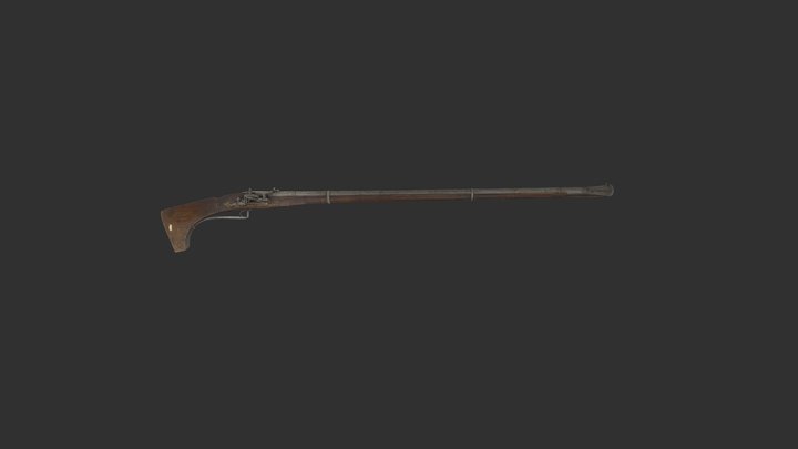 Mosquete Argelino 3D Model