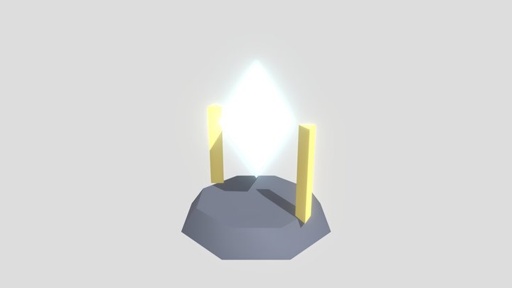 Sci-Fi Glowing Crystal 3D - NUR A ALAM AKIB