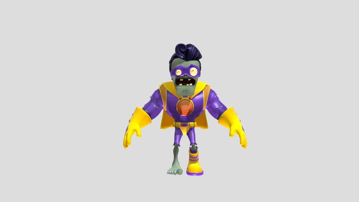 Plants vs Zombies: GW2 - Super Brainz 3D Model