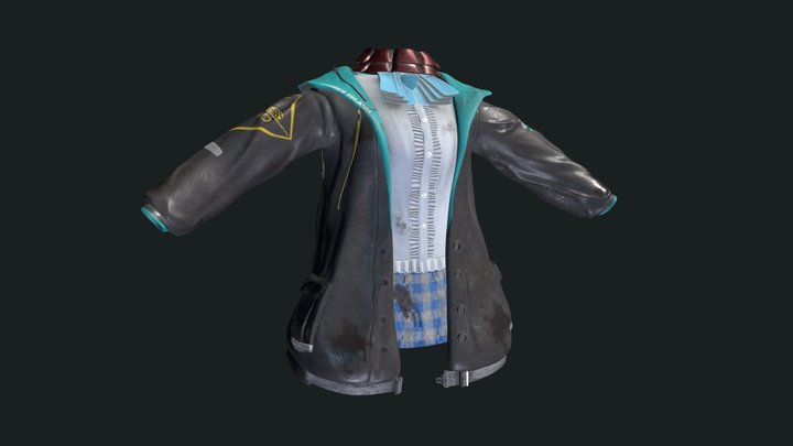 ARKNIGHTS Amiya's Outfit 3D Model