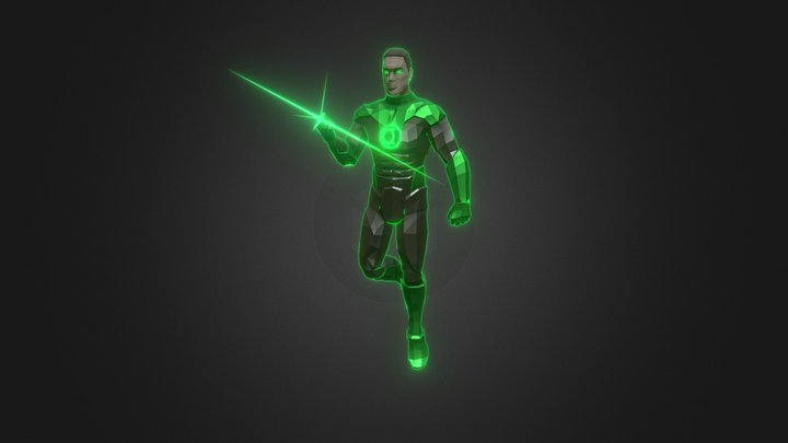 Green Lantern (Wayne T. Carr) – Modello 3D gratuito STL