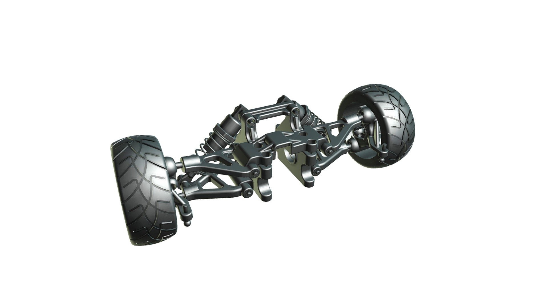 Automotive Suspension System 3D model by ALTROUS (tangentinnovations
