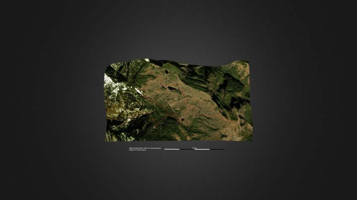 禄劝_轿子雪山（登山步道） – Free 3D Model STL