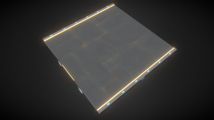 Metal Track 3D Model