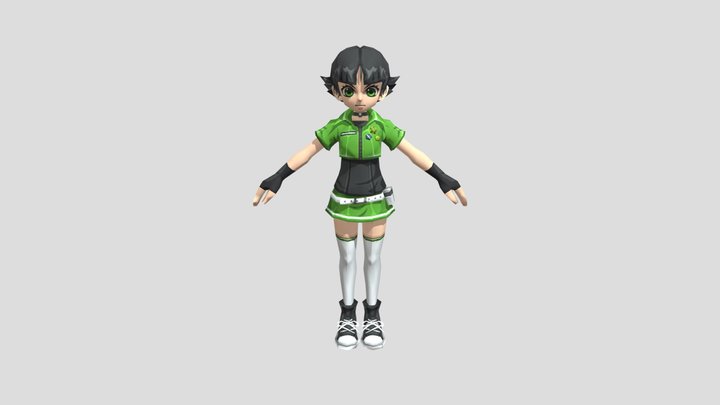 Fusionfall-Buttercup 3D Model