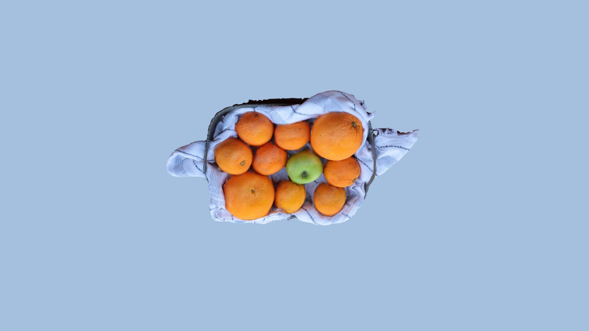 Fotogrametría - Objeto - Frutero, naranjas