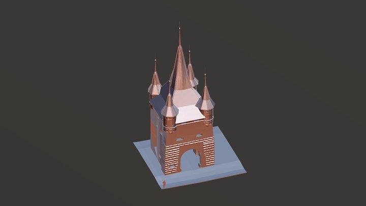 Poarta Ecaterina 3D 3D Model