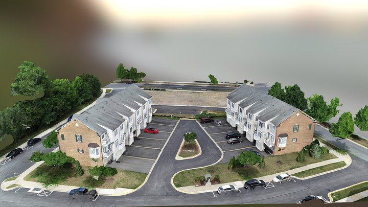 Urbana Maryland House Plot 3D Model