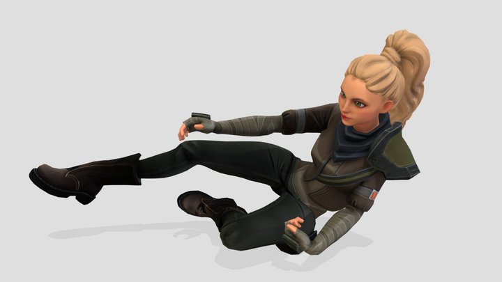 Combat - Combat Roll 3D Model
